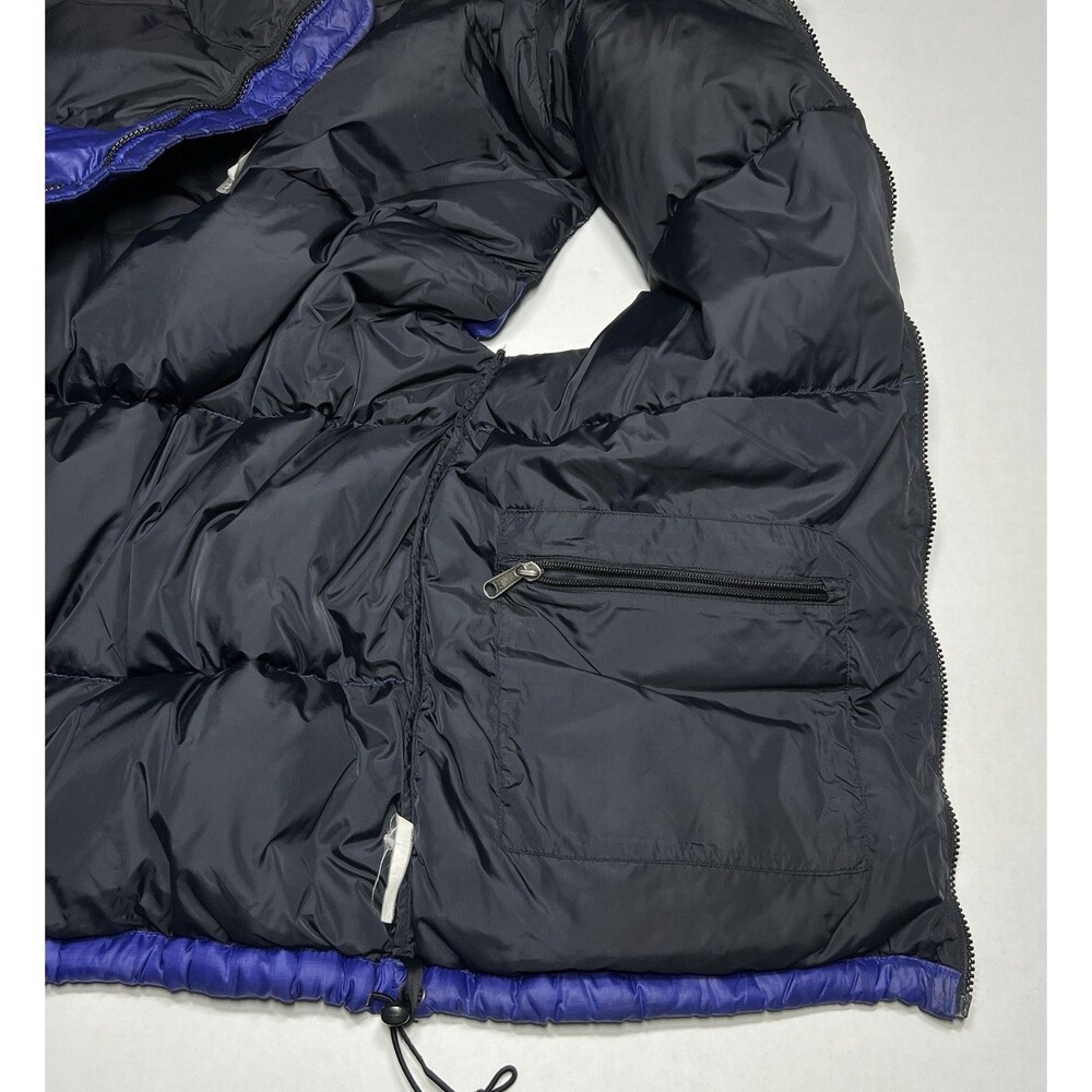 The North Face Nuptse Vest Blue and Black Men's Size L 700 Fill Power Goose Down - Picture 10 of 11